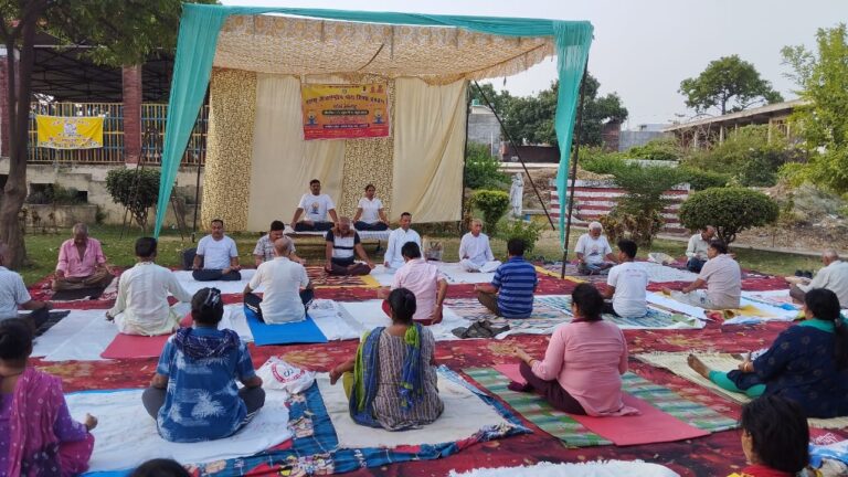 दशम् अंतर्राष्ट्रीय योग दिवस पर नेहरू पार्क में योग सप्ताह का मनाया पंचम दिवस 