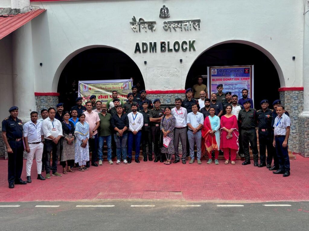 मिलिट्री हॉस्पिटल में ‘स्वस्थ नारी, सक्षम परिवार’ अभियान के तहत शानदार रक्तदान शिविर सफलतापूर्वक संपन्न