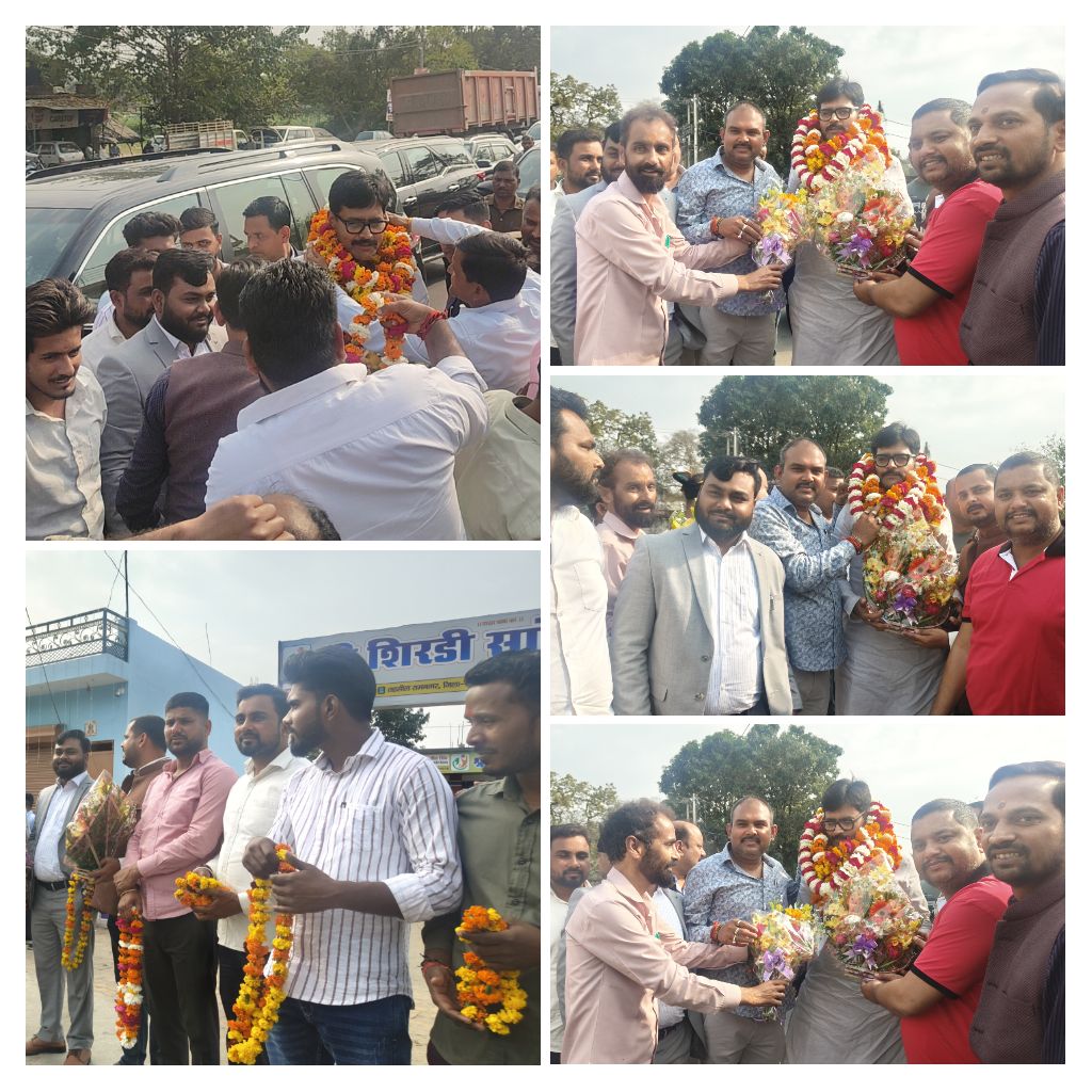 पूर्व ब्लॉक प्रमुख राजन सिंह की अगुवाई में शिरडी साईं हॉस्पिटल के सामने बाहुबली विधायक अभय सिंह का जोरदार स्वागत