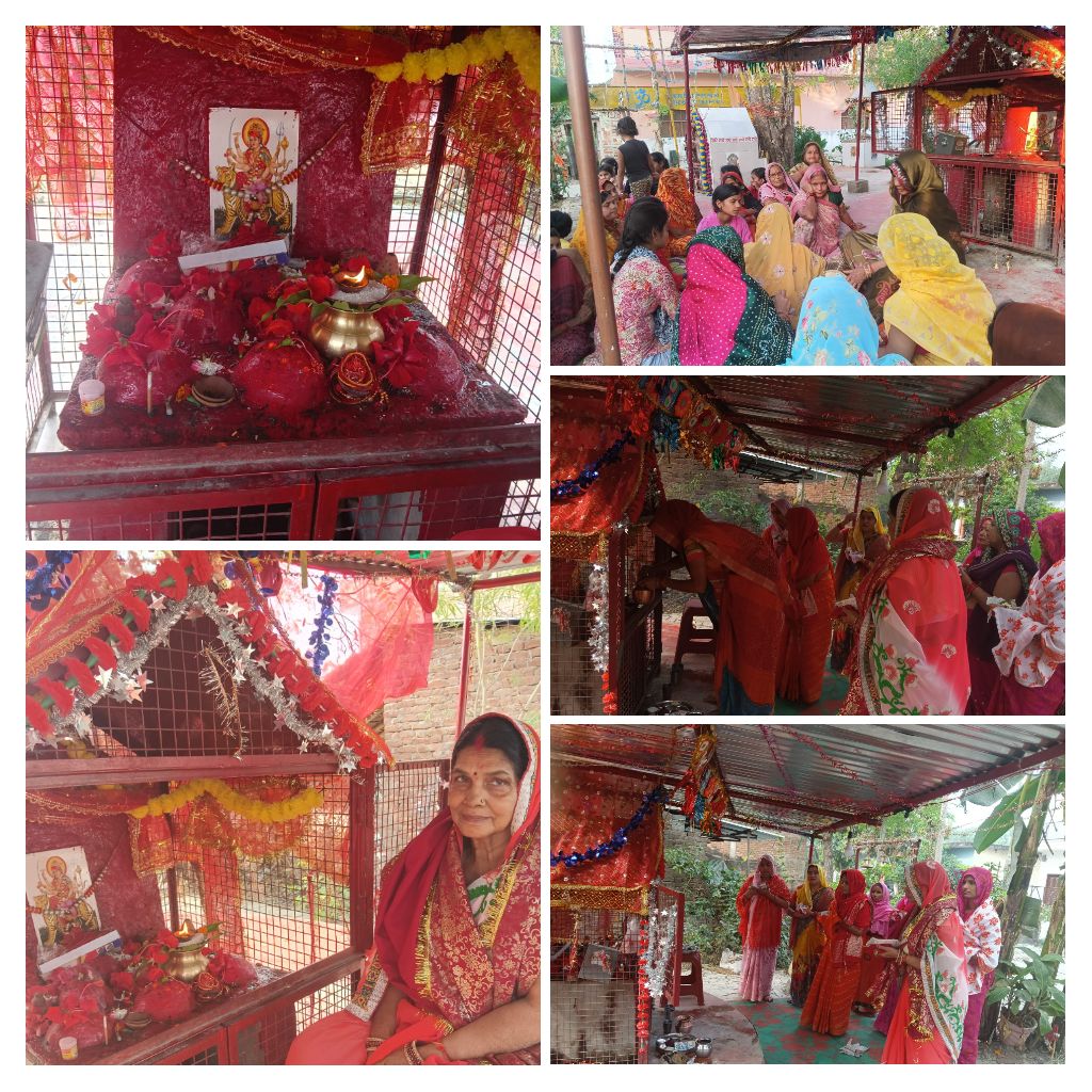 बाराबंकी में चैत्र नवरात्र पर मां मंशा देवी धाम में भक्ति का सागर उमड़ा  कीर्तन, जगराता और पूजन कार्यक्रमों से गूंजा बहलोलपुर मंदिर 