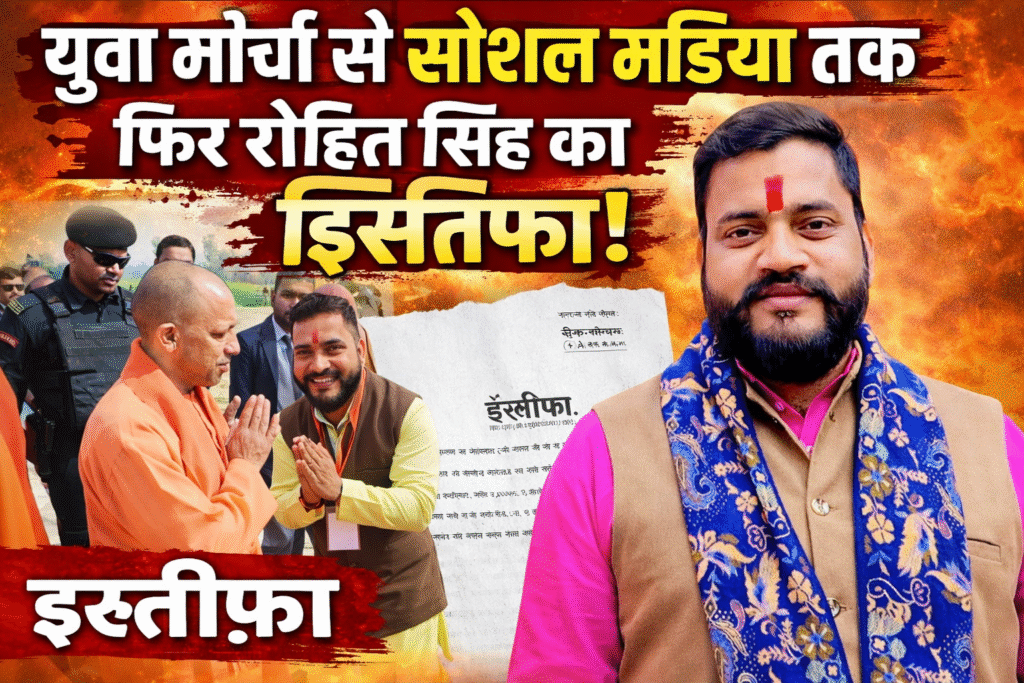 युवा मोर्चा से सोशल मीडिया तक… और फिर इस्तीफा! रोहित सिंह का बड़ा फैसला!