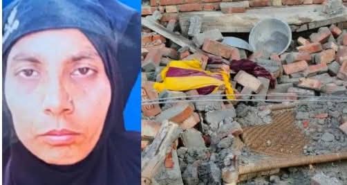 तेज आंधी बनी काल… दीवार गिरने से महिला की मौत, पूरा परिवार घायल 💔