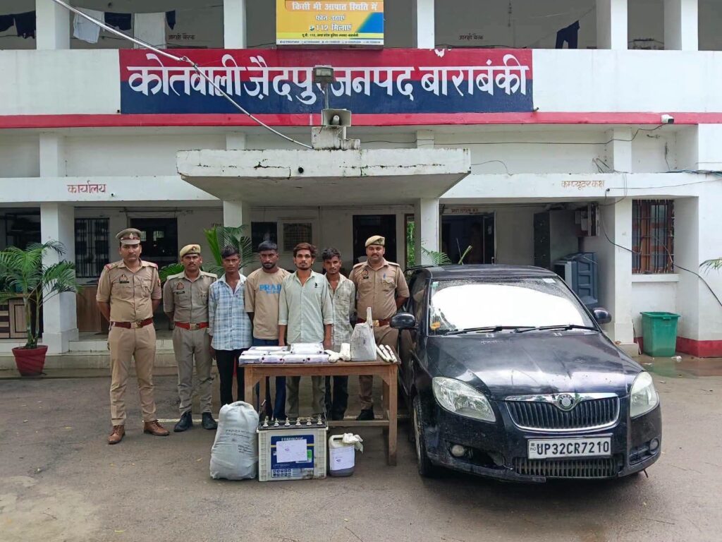 अंतर्जनपदीय शातिर चोर गिरोह का पर्दाफाश, चार आरोपी गिरफ्तार !