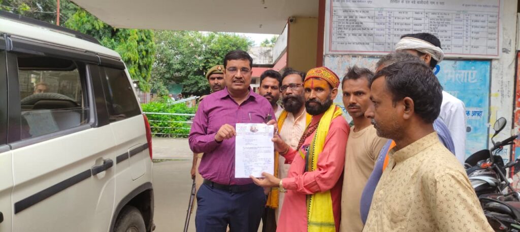 सवर्ण समाज के आंदोलन को लेकर श्रीराम सेवा समिति ने सौंपा ज्ञापन