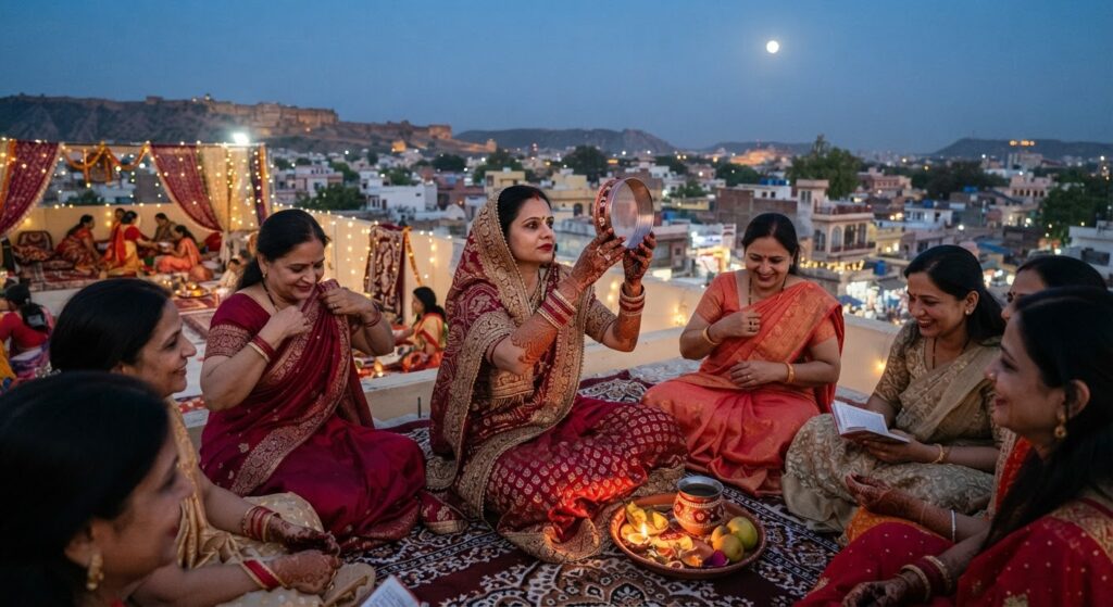 करवा चौथ 2026: सुहागिन महिलाएं रख रही हैं पति की लंबी उम्र के लिए व्रत, जानें पूजा मुहूर्त और चांद निकलने का समय