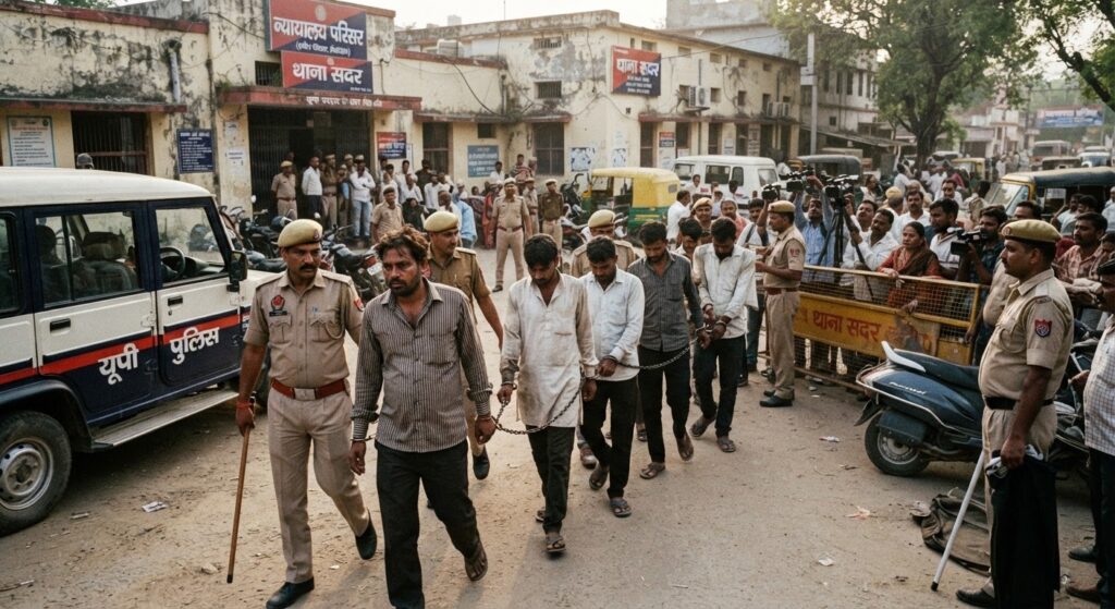 पीलीभीत ट्रिपल मर्डर केस में मुख्य आरोपी कौशल गुप्ता समेत आठ गिरफ्तार, रामलीला कमेटी का विवाद था वजह