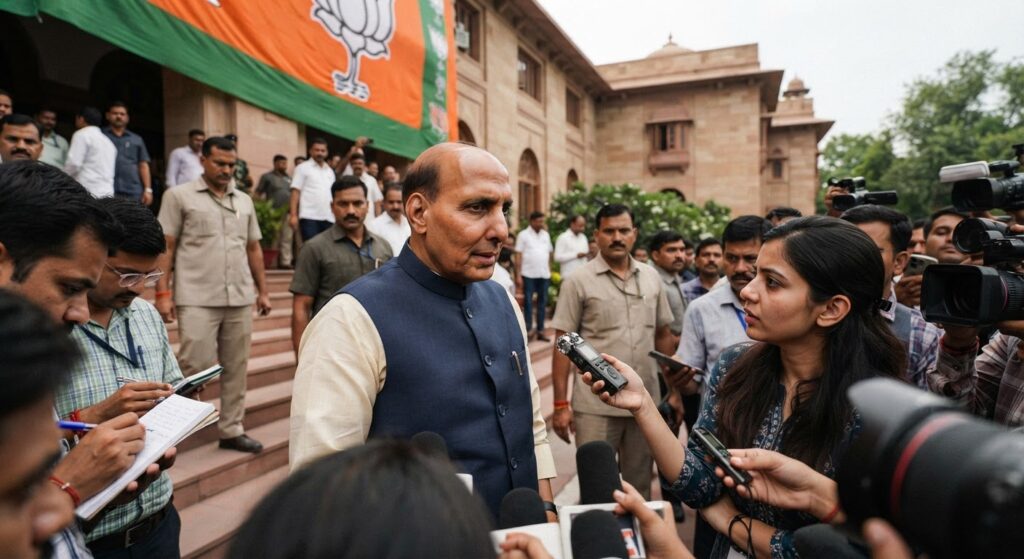 मुलायम सिंह यादव को पद्म विभूषण देने पर राजनाथ सिंह से पूछा सवाल, रक्षा मंत्री ने दिया यह जवाब