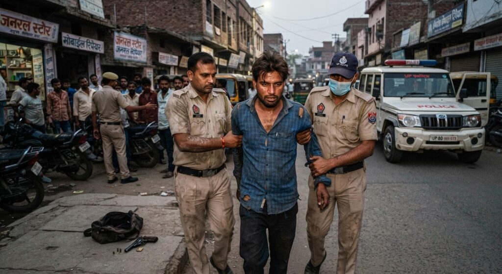 आगरा में महंगे जूते पहनने की चाहत ने बनाया अपराधी, अवैध हथियारों की तस्करी करते मनीष गिरफ्तार