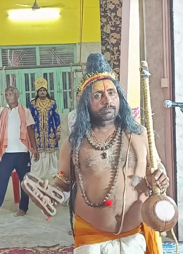 बाराबंकी के रामसनेही घाट में नारद मोह लीला का मंचन, भगवान विष्णु ने मिटाया ऋषि नारद का अहंकार