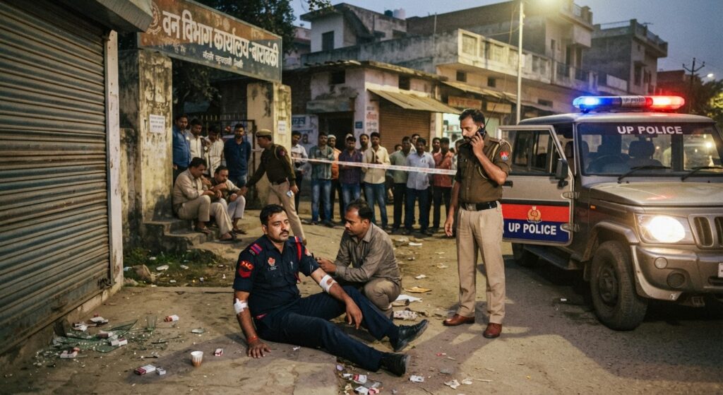 बाराबंकी में सिगरेट खरीदने को लेकर विवाद, PAC सब-इंस्पेक्टर समेत तीन लोग घायल