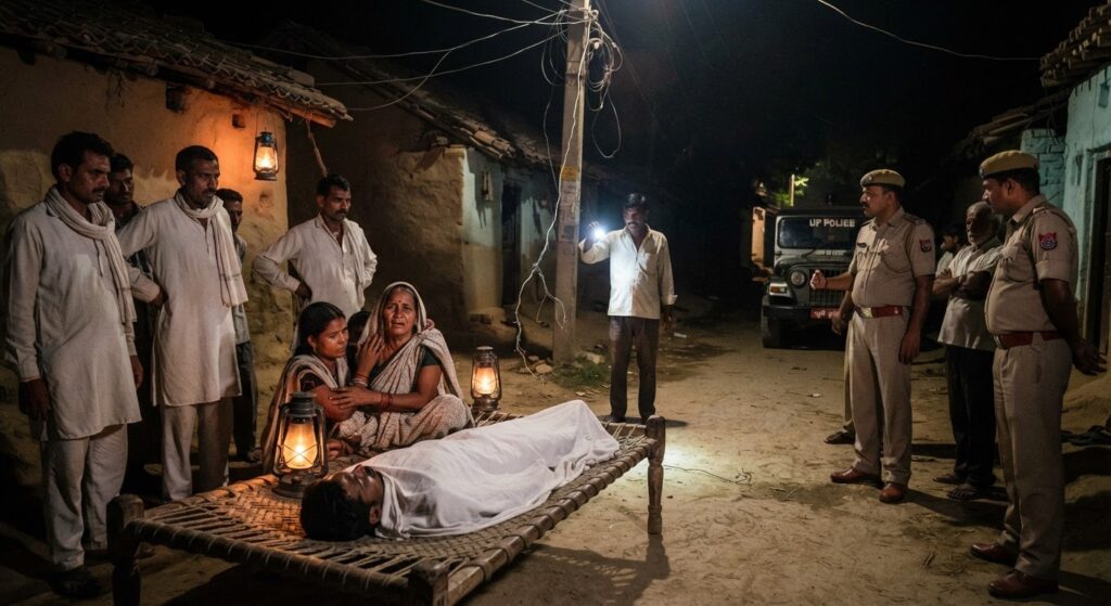 सीतापुर में दर्दनाक हादसा: गोदाम में हाथगाड़ी खड़ी करते समय करंट लगा, मजदूर की मौत