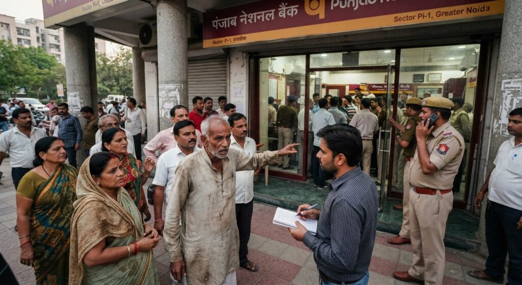 ग्रेटर नोएडा: PNB बैंक की शाखा में 35 करोड़ की डिजिटल डकैती, मैनेजर समेत 5 कर्मचारी सस्पेंड