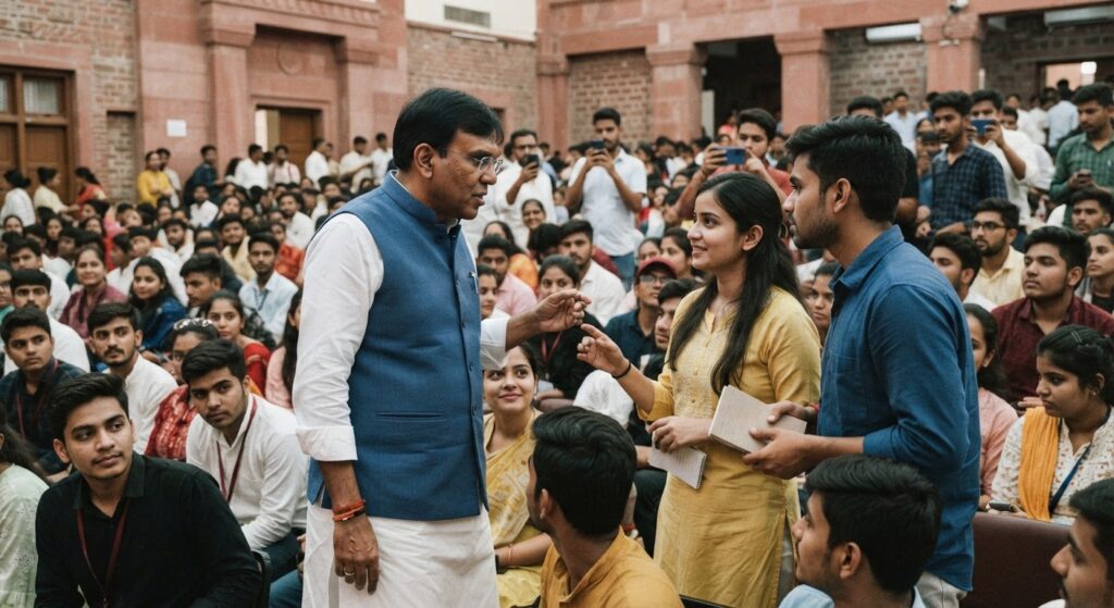 वाराणसी में केंद्रीय मंत्री मनसुख मांडविया ने युवाओं को किया प्रेरित, लॉन्च किया नशामुक्त युवा एंथम
