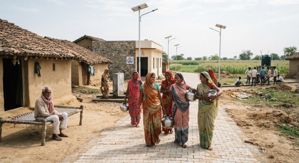 यूपी में ग्राम स्वराज से बदल रही गांवों की सूरत, 57600 सचिवालयों से मिल रही सीधी सेवाएं
