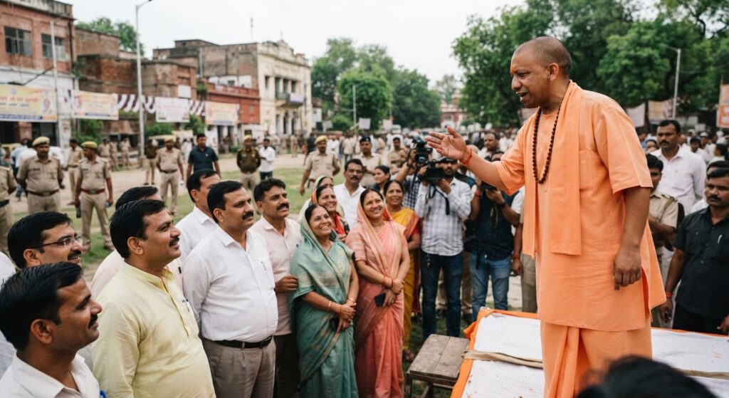 सीएम योगी ने पीएम मोदी को बताया ‘नए भारत’ का निर्माता, 25 साल की जनसेवा को बताया ग्लोबल मॉडल